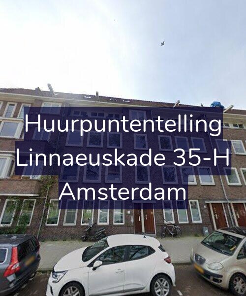 Foto gevel Huurpuntentelling voor Linnaeuskade 35-H, Amsterdam