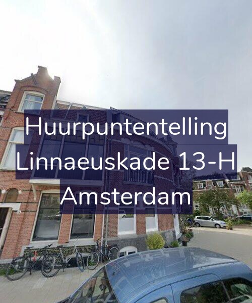 Foto gevel Huurpuntentelling voor Linnaeuskade 13-H, Amsterdam