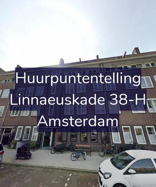 Foto gevel Huurpuntentelling voor Linnaeuskade 38-H, Amsterdam