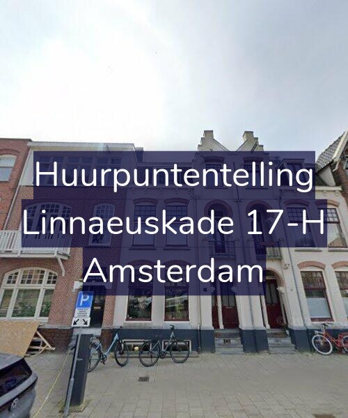 Foto gevel Huurpuntentelling voor Linnaeuskade 17-H, Amsterdam