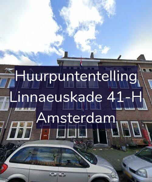 Foto gevel Huurpuntentelling voor Linnaeuskade 41-H, Amsterdam