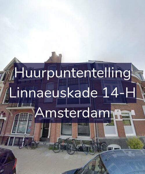 Foto gevel Huurpuntentelling voor Linnaeuskade 14-H, Amsterdam