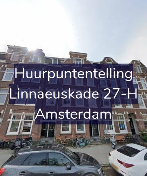 Foto gevel Huurpuntentelling voor Linnaeuskade 27-H, Amsterdam