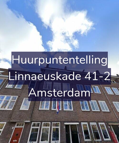 Foto gevel Huurpuntentelling voor Linnaeuskade 41-2, Amsterdam