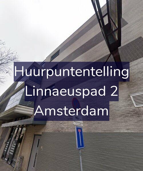 Foto gevel Huurpuntentelling voor Linnaeuspad 2, Amsterdam