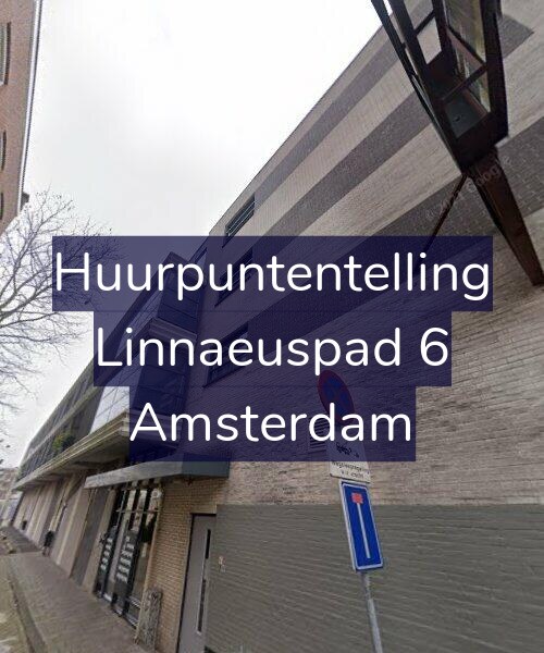 Foto gevel Huurpuntentelling voor Linnaeuspad 6, Amsterdam