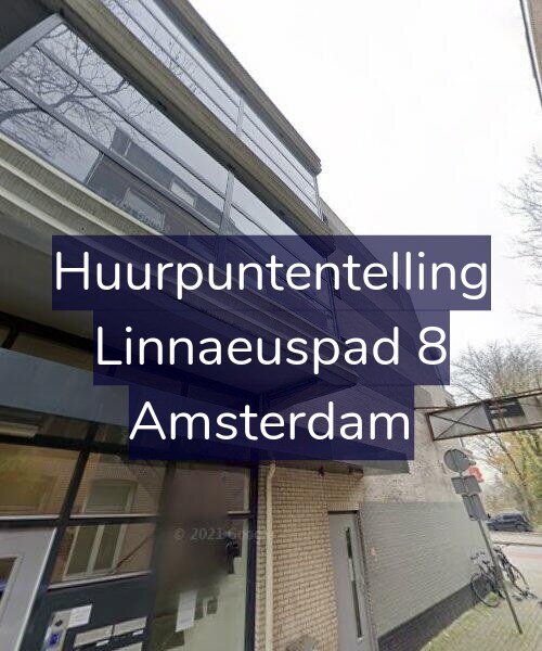 Foto gevel Huurpuntentelling voor Linnaeuspad 8, Amsterdam