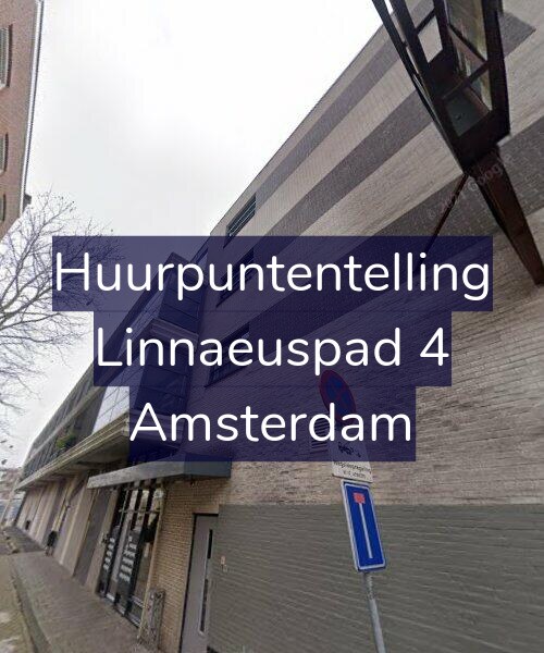 Foto gevel Huurpuntentelling voor Linnaeuspad 4, Amsterdam