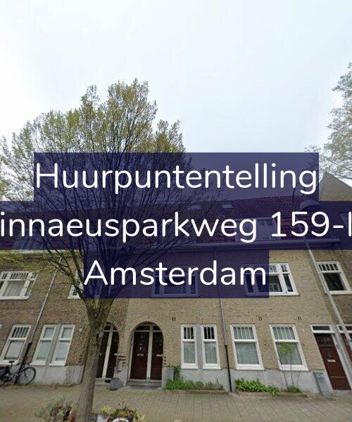 Foto gevel Huurpuntentelling voor Linnaeusparkweg 159-H, Amsterdam