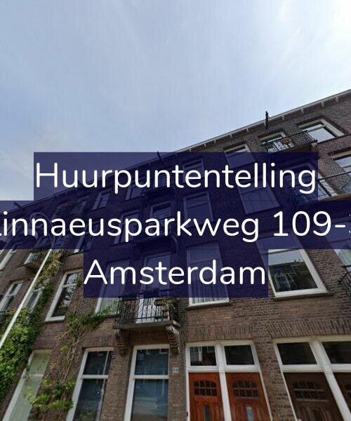 Foto gevel Huurpuntentelling voor Linnaeusparkweg 109-3, Amsterdam