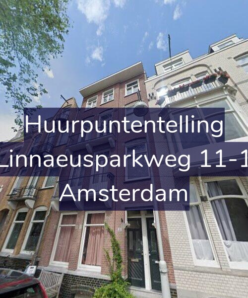 Foto gevel Huurpuntentelling voor Linnaeusparkweg 11-1, Amsterdam