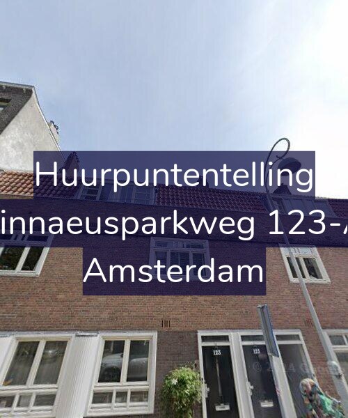Foto gevel Huurpuntentelling voor Linnaeusparkweg 123-A, Amsterdam