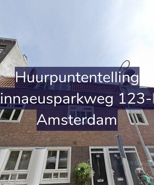 Foto gevel Huurpuntentelling voor Linnaeusparkweg 123-B, Amsterdam