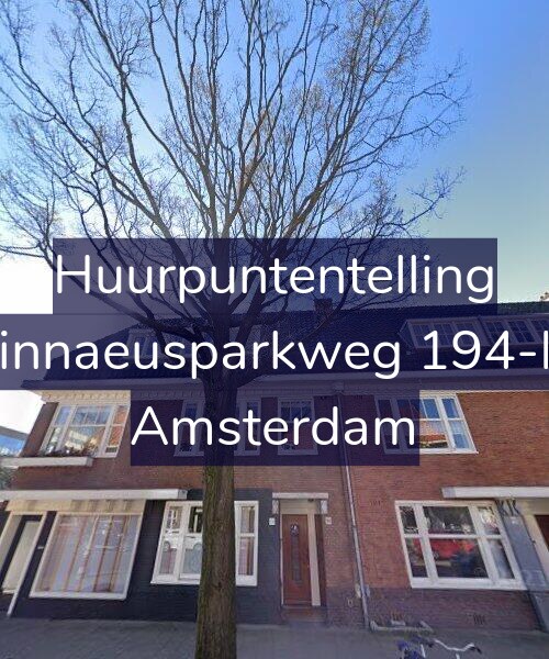 Foto gevel Huurpuntentelling voor Linnaeusparkweg 194-H, Amsterdam