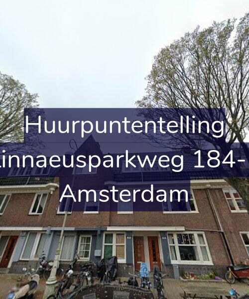 Foto gevel Huurpuntentelling voor Linnaeusparkweg 184-1, Amsterdam