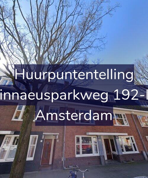 Foto gevel Huurpuntentelling voor Linnaeusparkweg 192-H, Amsterdam