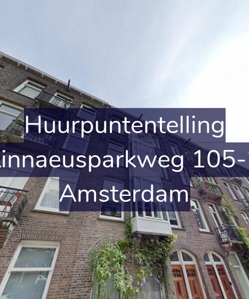 Foto gevel Huurpuntentelling voor Linnaeusparkweg 105-2, Amsterdam