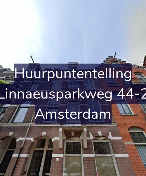 Foto gevel Huurpuntentelling voor Linnaeusparkweg 44-2, Amsterdam