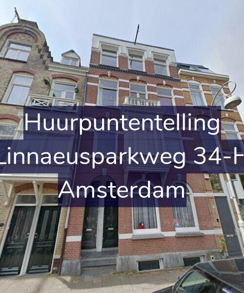 Foto gevel Huurpuntentelling voor Linnaeusparkweg 34-H, Amsterdam