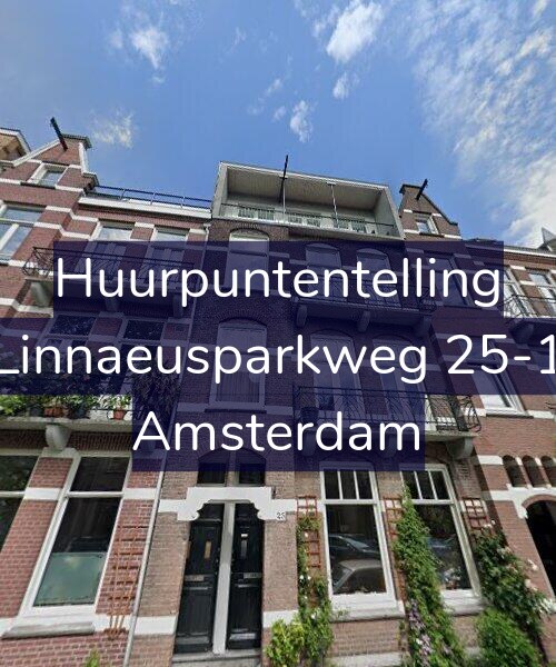 Foto gevel Huurpuntentelling voor Linnaeusparkweg 25-1, Amsterdam