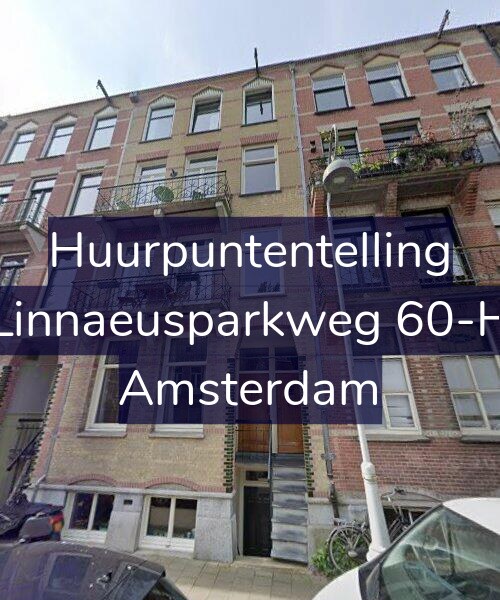 Foto gevel Huurpuntentelling voor Linnaeusparkweg 60-H, Amsterdam