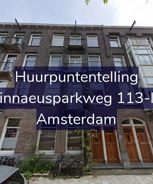 Foto gevel Huurpuntentelling voor Linnaeusparkweg 113-H, Amsterdam