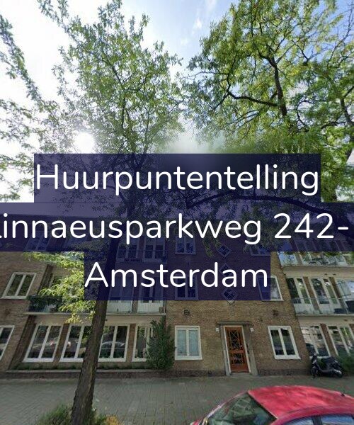 Foto gevel Huurpuntentelling voor Linnaeusparkweg 242-1, Amsterdam