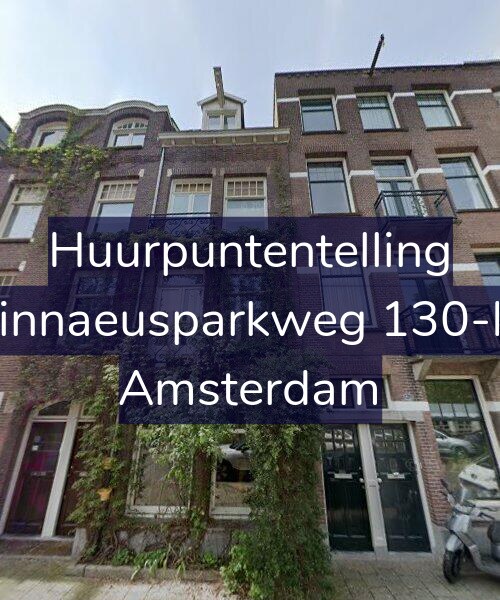 Foto gevel Huurpuntentelling voor Linnaeusparkweg 130-H, Amsterdam