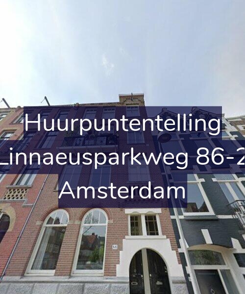 Foto gevel Huurpuntentelling voor Linnaeusparkweg 86-2, Amsterdam