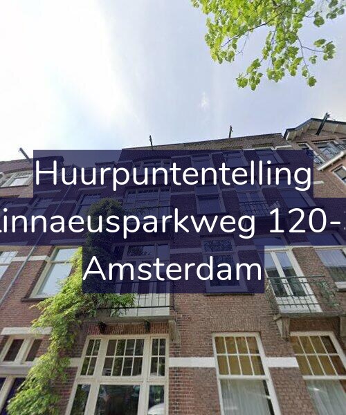 Foto gevel Huurpuntentelling voor Linnaeusparkweg 120-3, Amsterdam
