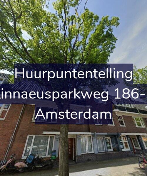 Foto gevel Huurpuntentelling voor Linnaeusparkweg 186-1, Amsterdam
