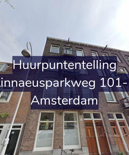 Foto gevel Huurpuntentelling voor Linnaeusparkweg 101-1, Amsterdam