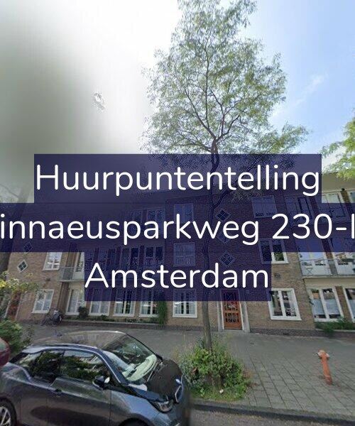 Foto gevel Huurpuntentelling voor Linnaeusparkweg 230-H, Amsterdam