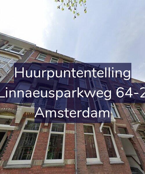 Foto gevel Huurpuntentelling voor Linnaeusparkweg 64-2, Amsterdam