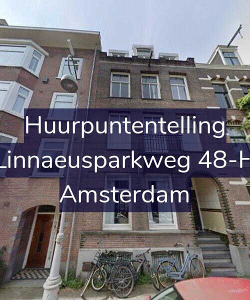 Foto gevel Huurpuntentelling voor Linnaeusparkweg 48-H, Amsterdam