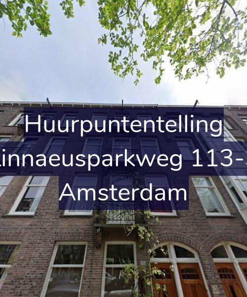 Foto gevel Huurpuntentelling voor Linnaeusparkweg 113-3, Amsterdam