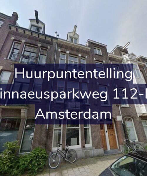 Foto gevel Huurpuntentelling voor Linnaeusparkweg 112-H, Amsterdam