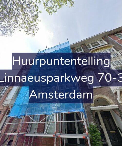 Foto gevel Huurpuntentelling voor Linnaeusparkweg 70-3, Amsterdam
