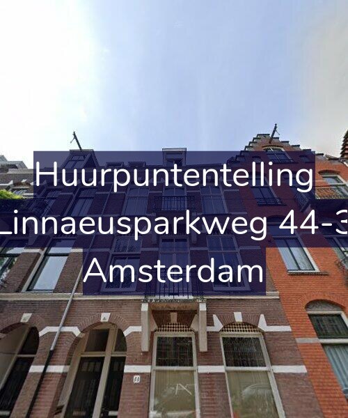 Foto gevel Huurpuntentelling voor Linnaeusparkweg 44-3, Amsterdam