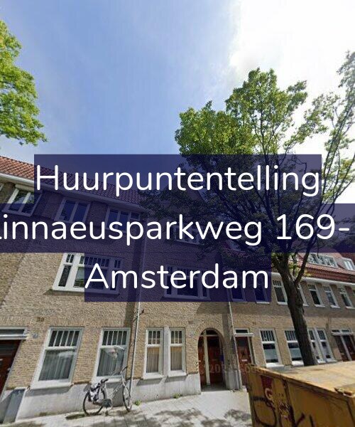 Foto gevel Huurpuntentelling voor Linnaeusparkweg 169-1, Amsterdam