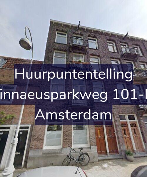 Foto gevel Huurpuntentelling voor Linnaeusparkweg 101-H, Amsterdam
