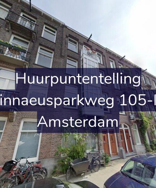 Foto gevel Huurpuntentelling voor Linnaeusparkweg 105-H, Amsterdam