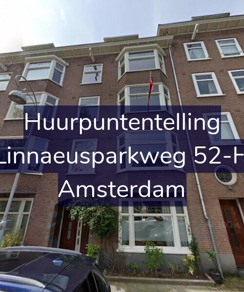 Foto gevel Huurpuntentelling voor Linnaeusparkweg 52-H, Amsterdam