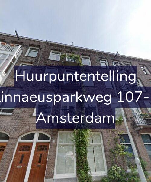 Foto gevel Huurpuntentelling voor Linnaeusparkweg 107-1, Amsterdam