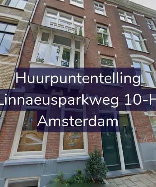 Foto gevel Huurpuntentelling voor Linnaeusparkweg 10-H, Amsterdam