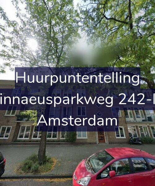 Foto gevel Huurpuntentelling voor Linnaeusparkweg 242-H, Amsterdam
