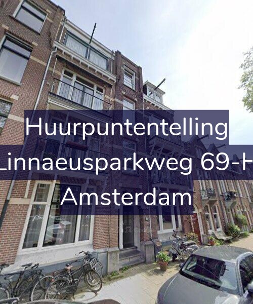 Foto gevel Huurpuntentelling voor Linnaeusparkweg 69-H, Amsterdam