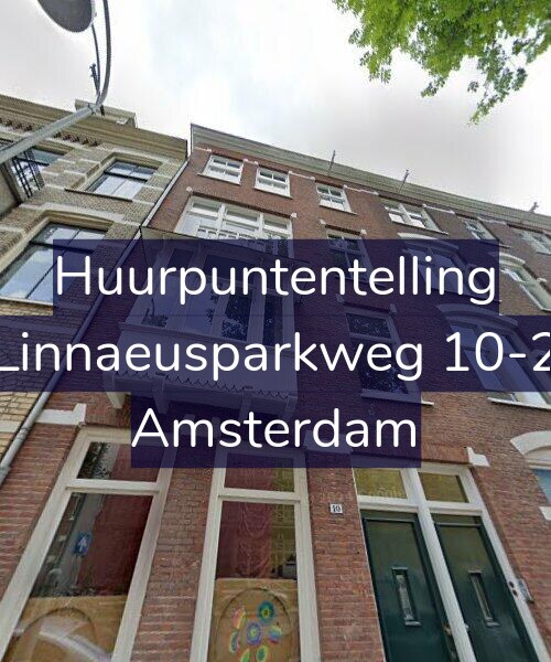 Foto gevel Huurpuntentelling voor Linnaeusparkweg 10-2, Amsterdam