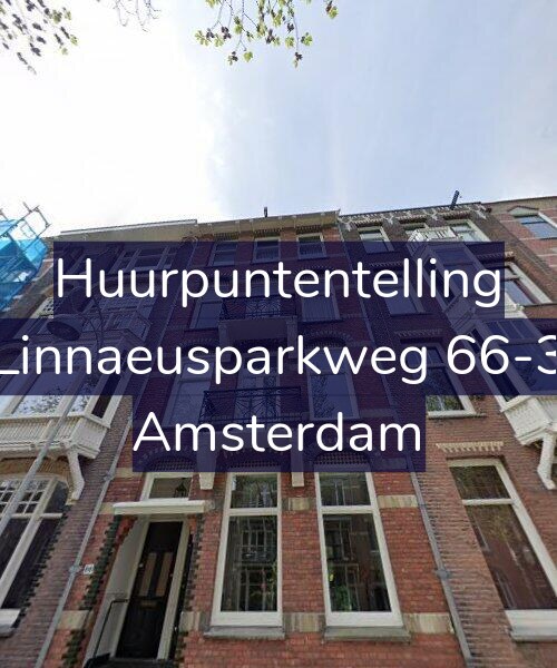Foto gevel Huurpuntentelling voor Linnaeusparkweg 66-3, Amsterdam
