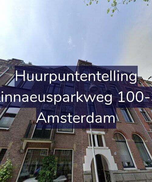 Foto gevel Huurpuntentelling voor Linnaeusparkweg 100-3, Amsterdam